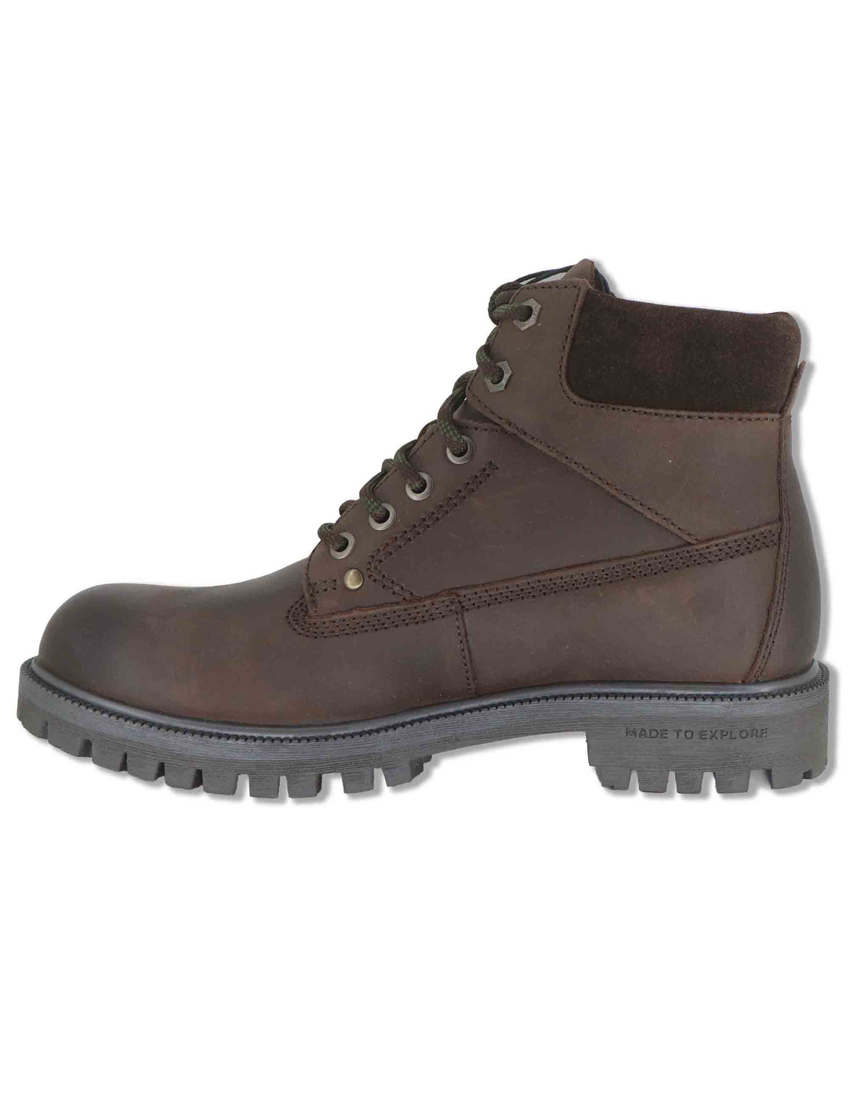 Stivaletti stringati uomo Willys Bold in pelle marrone modello trekking JM62001A 108 Jeep 