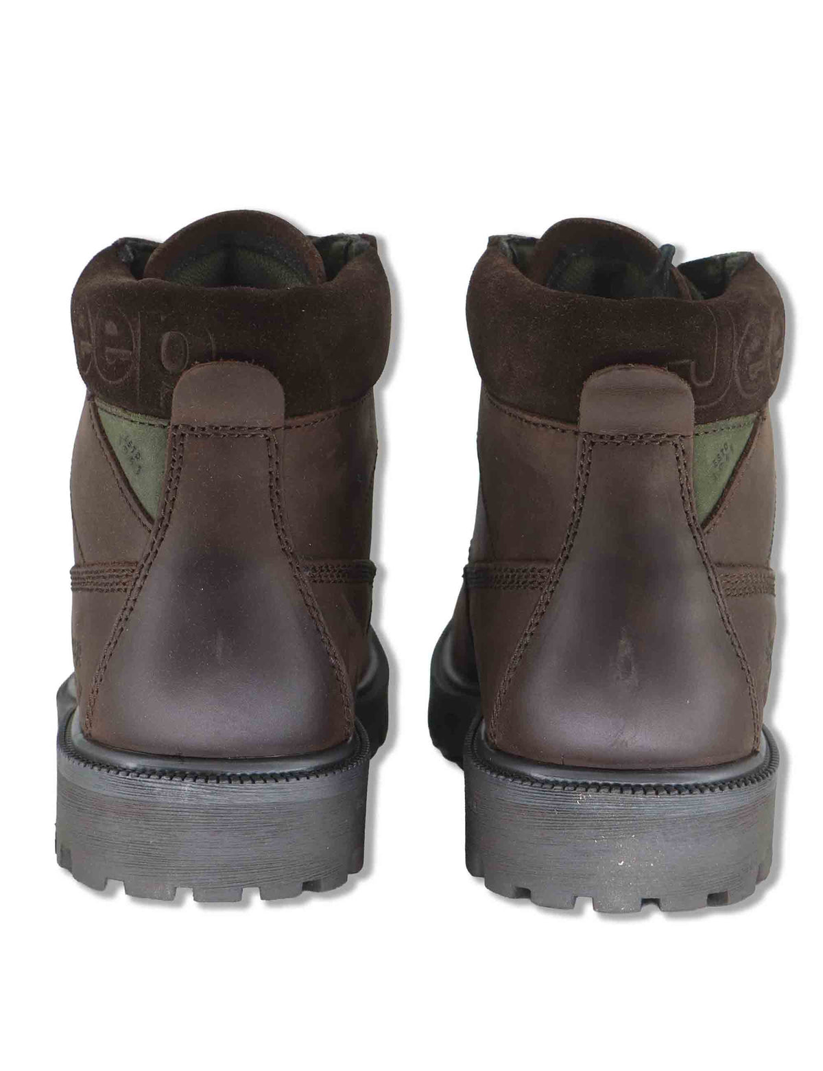 Stivaletti stringati uomo Willys Bold in pelle marrone modello trekking JM62001A 108 Jeep 