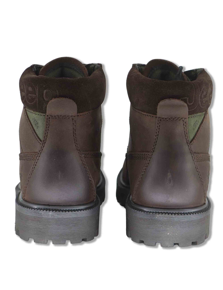 Stivaletti stringati uomo Willys Bold in pelle marrone modello trekking JM62001A 108 Jeep 
