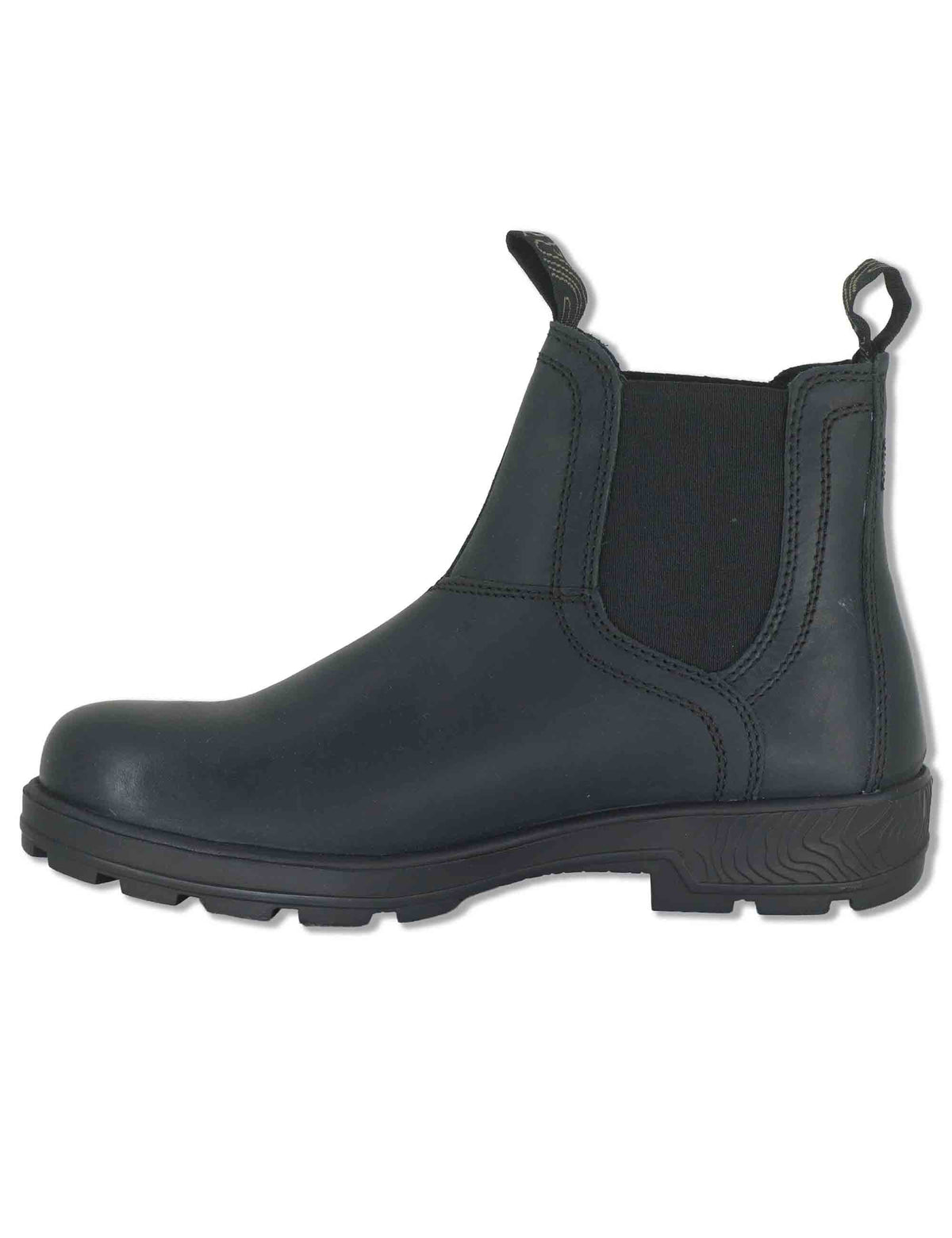 Stivaletti beatles uomo Quad in pelle nera modello trekking con suola in gomma JM62010A 296 Jeep 