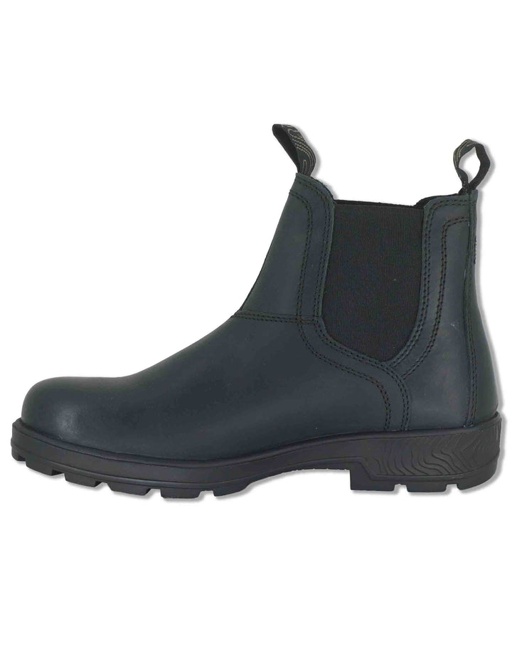 Stivaletti beatles uomo Quad in pelle nera modello trekking con suola in gomma JM62010A 296 Jeep 