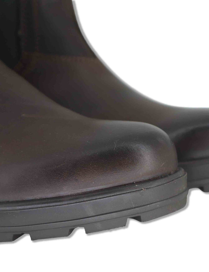 Stivaletti beatles uomo Quad in pelle marrone modello trekking con suola in gomma JM62010A 780 Jeep 