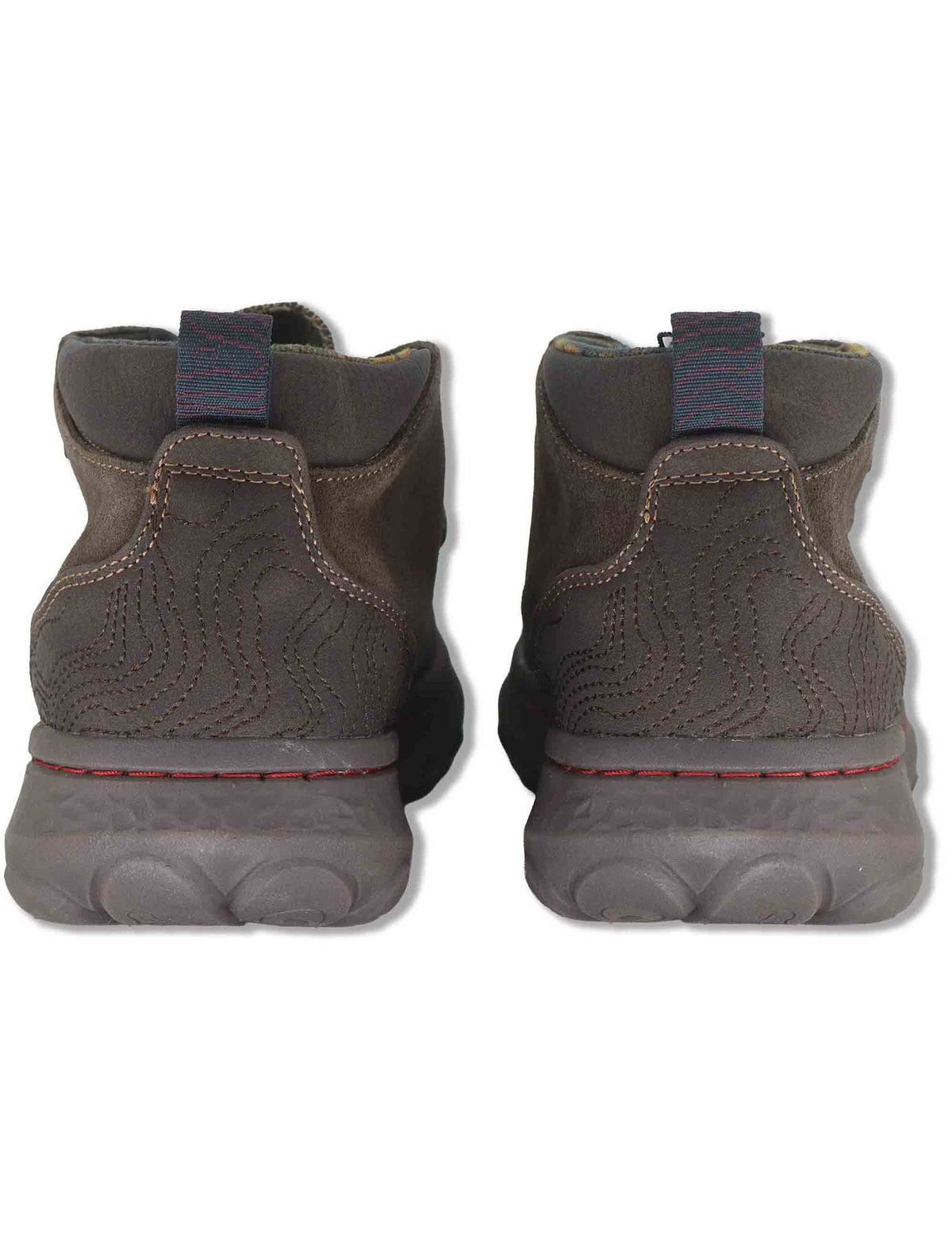 Stivaletti stringati uomo Kauai Walla Mid in camoscio marrone con vaschettone cucito JM62021A 030 Jeep 