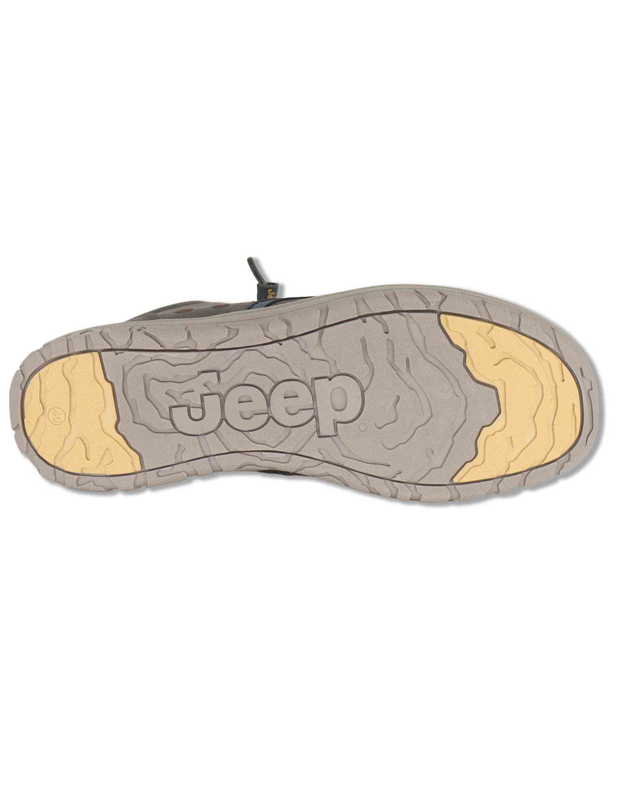 Stivaletti stringati uomo Samoa Mid in eco pelle marrone con lacci elasticizzati JM62050A 030 Jeep 