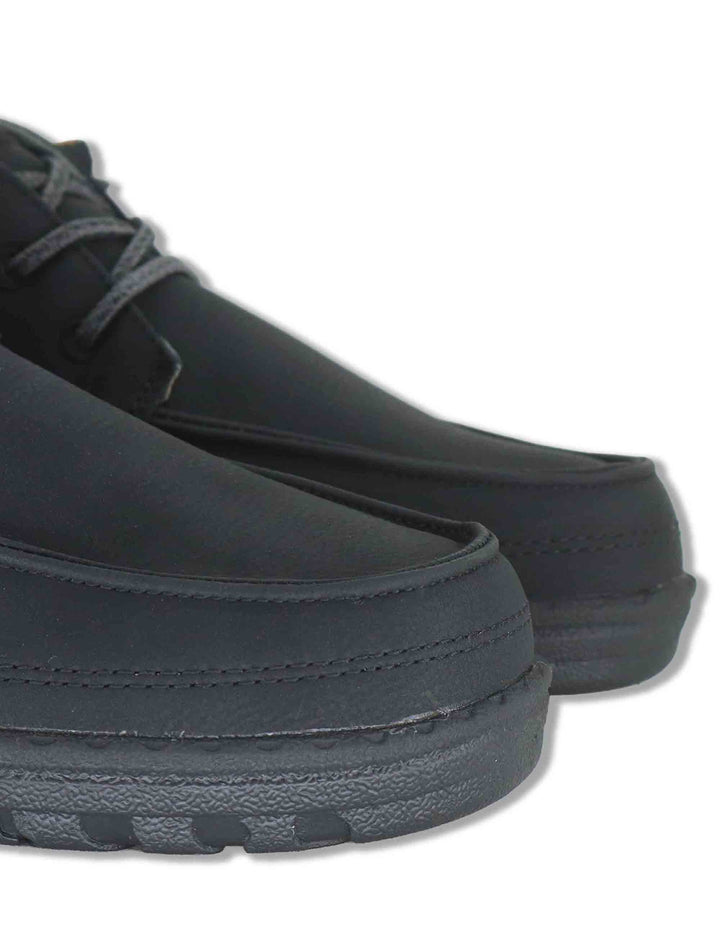 Stivaletti stringati uomo Samoa Mid in eco pelle nera con lacci elasticizzati JM62050A 062 Jeep 