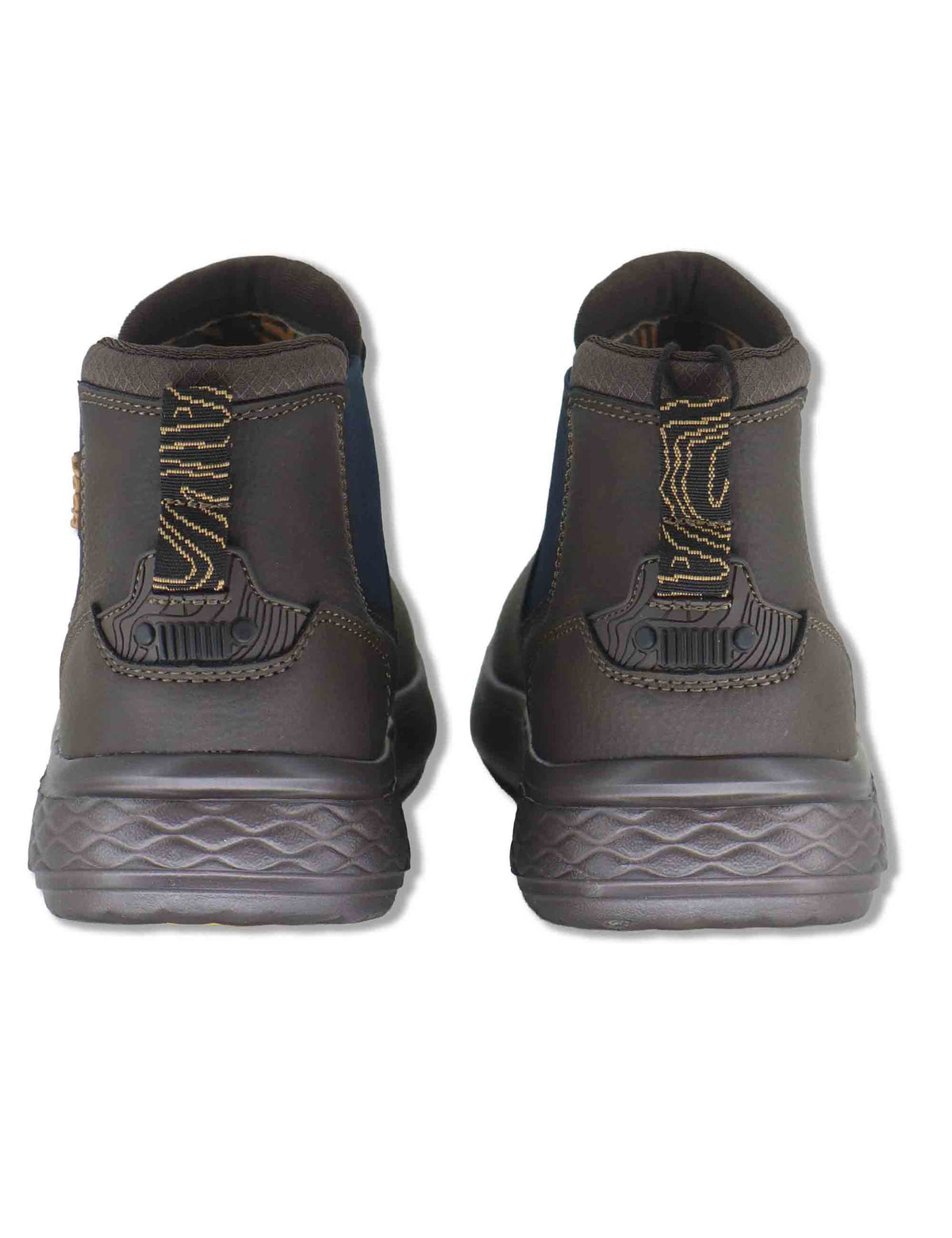 Stivaletti beatles uomo Kobi Chelsea in eco pelle marrone con elastici in tinta e suola extra soft JM62061A 030 Jeep 