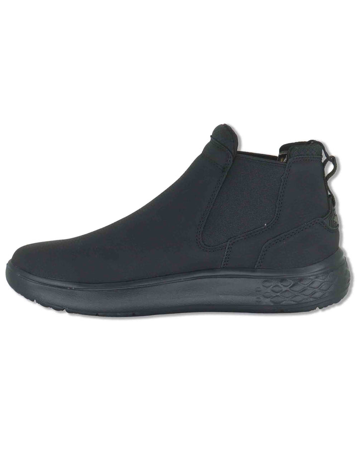 Stivaletti beatles uomo Kobi Chelsea in eco pelle nero con elastici in tinta e suola extra soft JM62061A 062 Jeep 