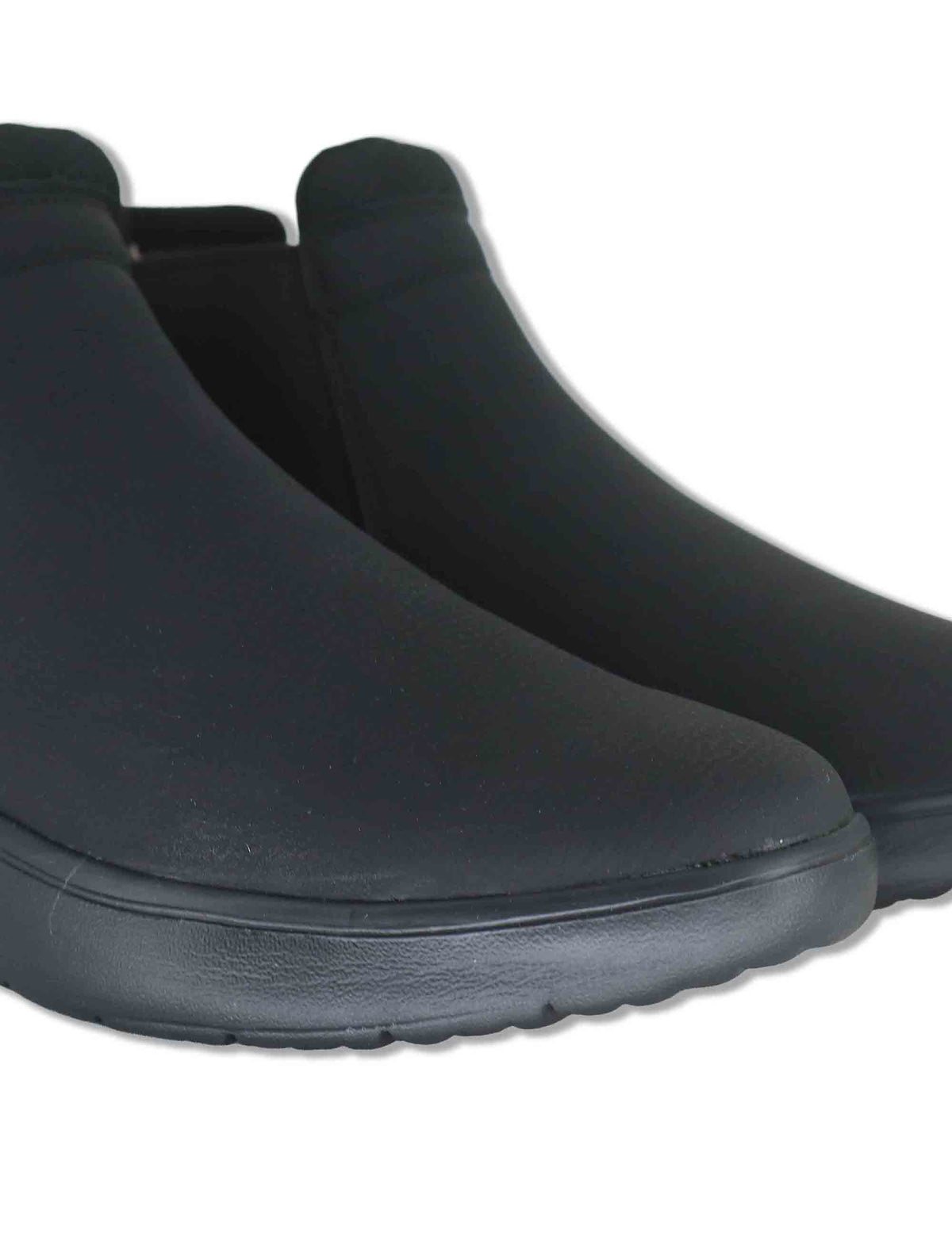 Stivaletti beatles uomo Kobi Chelsea in eco pelle nero con elastici in tinta e suola extra soft JM62061A 062 Jeep 