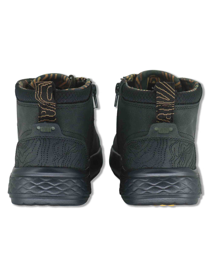 Stivaletti stringati uomo Kobi Mid in eco pelle nero con suola extra soft JM62062A 062 Jeep 