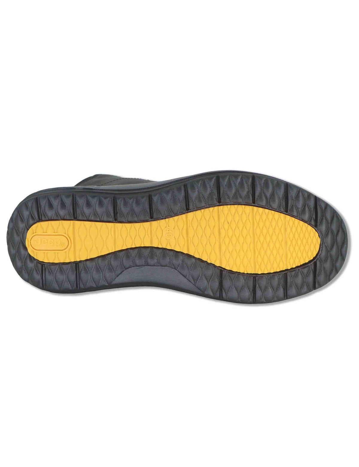 Stivaletti stringati uomo Kobi Mid in eco pelle nero con suola extra soft JM62062A 062 Jeep 