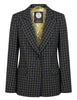 Blazer slim fit soft check blu monopetto Donna JABGA0002-F1097 1312 6009