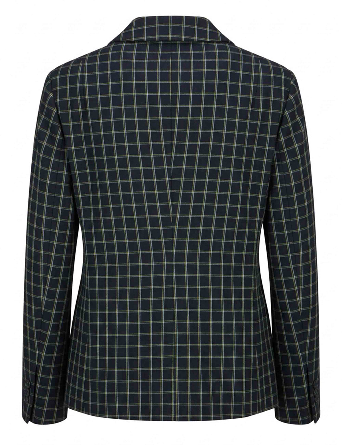 Giacca blazer donna slim fit soft check blu monopetto JABGA0002-F1097 1312 6009 Justmine 