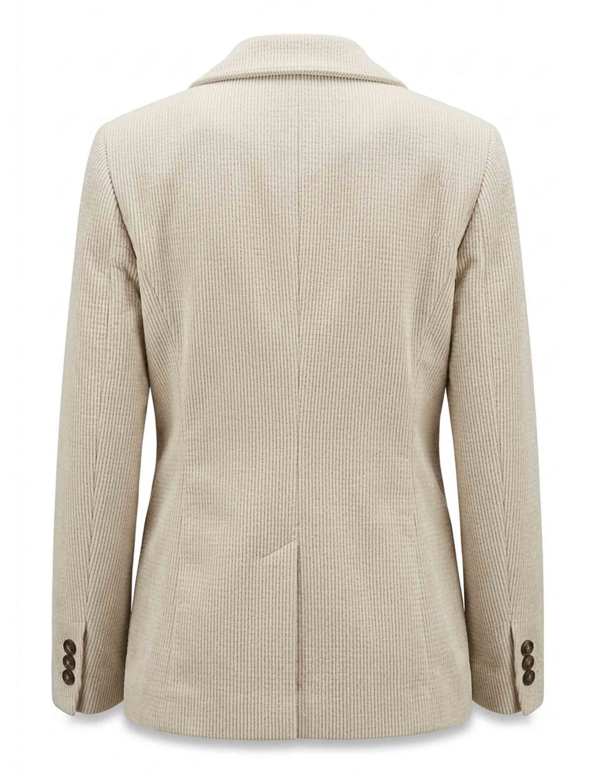Giacca blazer donna slim fit in velluto beige monopetto JABGA0002-F1240 1315 222 Justmine 