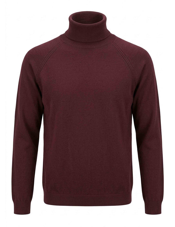 Maglia donna Essential Layers bordeaux dolcevita raglan JABMJ0002-G092 1278 4281 Justmine 