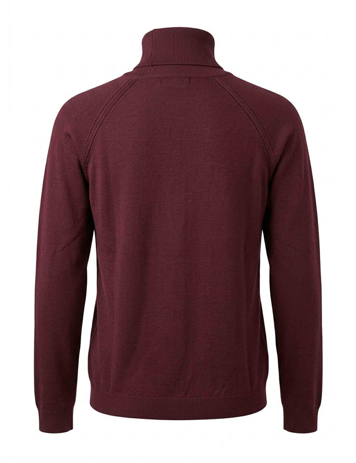 Maglia donna Essential Layers bordeaux dolcevita raglan JABMJ0002-G092 1278 4281 Justmine 