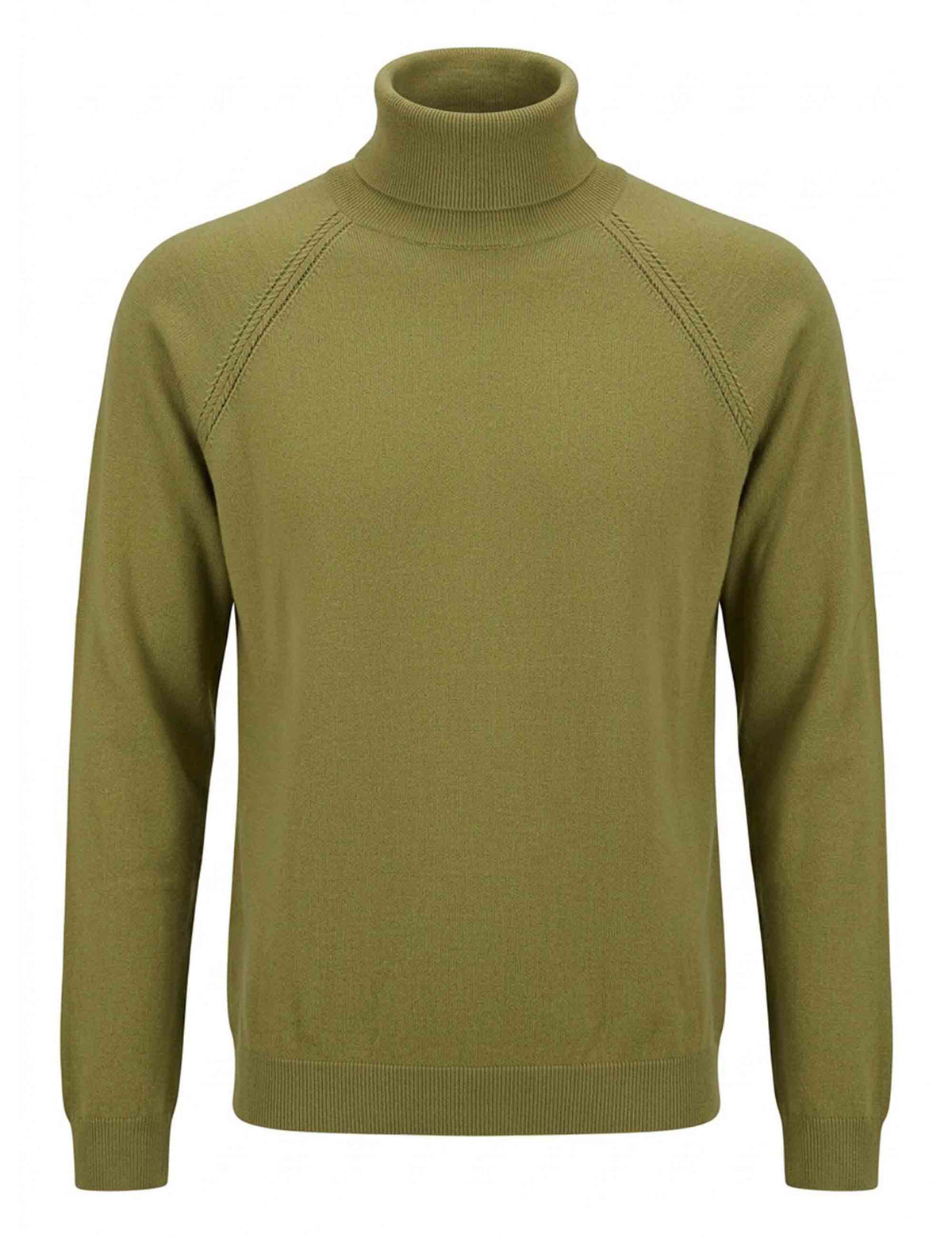 Maglia donna Essential Layers verde dolcevita raglan JABMJ0002-G092 1278 7047 Justmine 