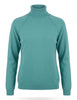 Maglia Essential Layers turchese dolcevita raglan Donna JABMJ0002-G092 1278 7051