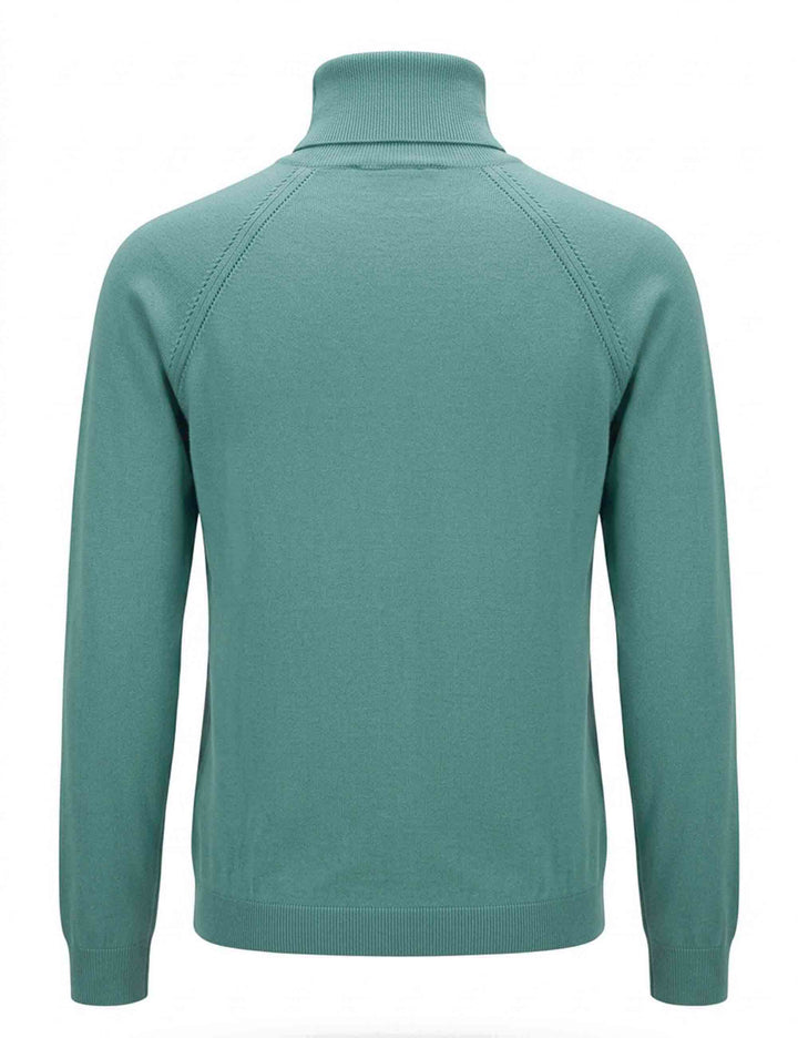 Maglia donna Essential Layers turchese dolcevita raglan JABMJ0002-G092 1278 7051 Justmine 