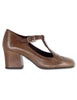 Mary Jane in pelle cuoio con punta tonda Donna 5133P 014