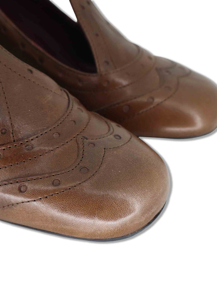 Decollete Mary Jane donna in pelle cuoio con cinturino fibbia tacco comodo e punta tonda 5133P 014 Les Venues 