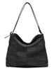 Sacca Leather Bloom in patchwork nera Donna BP007301574 20000