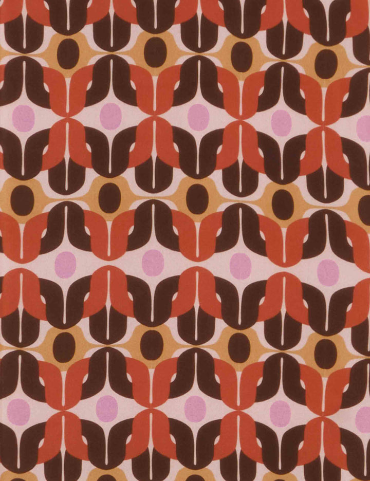 Foulard donna Collection Print in pura seta fantasia floreale cuoio IB020730123 A4177 Maliparmi 