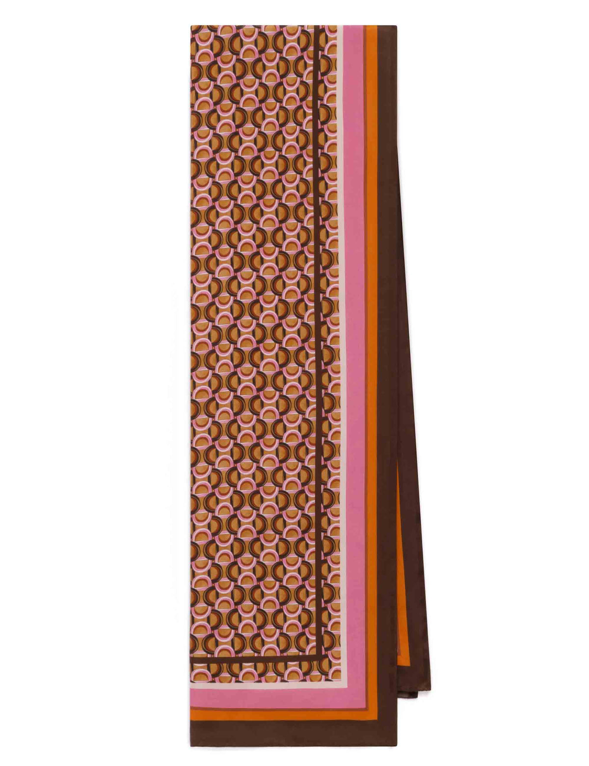 Foulard donna in pura seta fantasia floreale rosa IB020730123 C3281 Maliparmi 