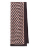 Sciarpa in pura lana fantasia geometrica nero e grigio Donna IV015720199 B2071