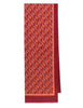 Sciarpa in pura lana fantasia geometrica rosso Donna IV015720199 B3073