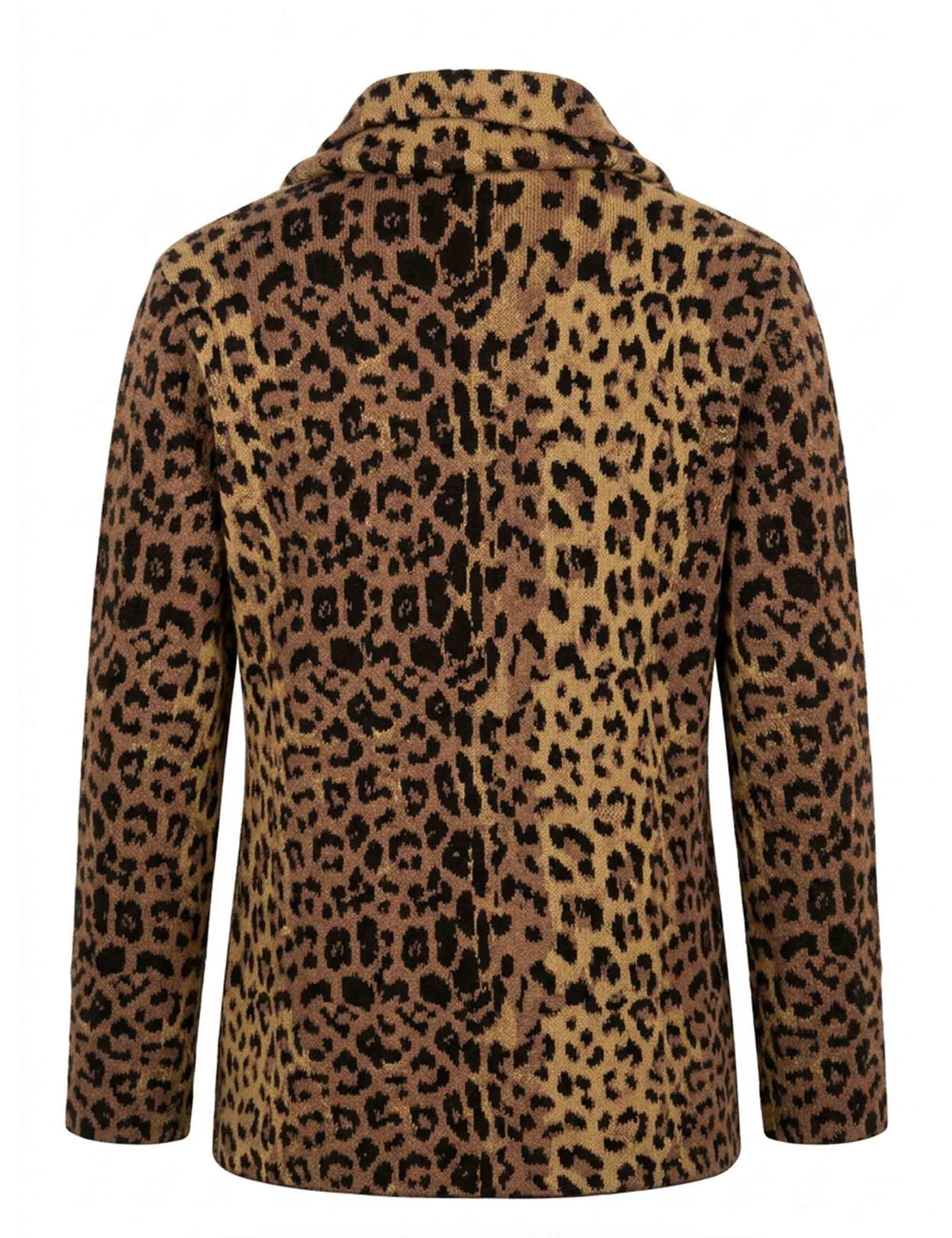 Blazer lungo donna Jacquard Comfort animalier fantasia geometrica in fibra Ecovero JD649678219 C4080 Maliparmi 