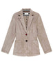 Blazer Corduroy Velvet beige  monopetto in velluto a coste Donna JD649761060 12007
