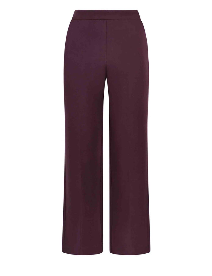Pantalone donna Sleek Matte a zampa bordeaux JH747950689 33002 Maliparmi 