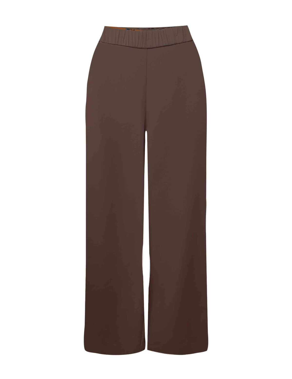 Pantalone palazzo donna Sleek Matte marrone JH805350689 40010 Maliparmi 