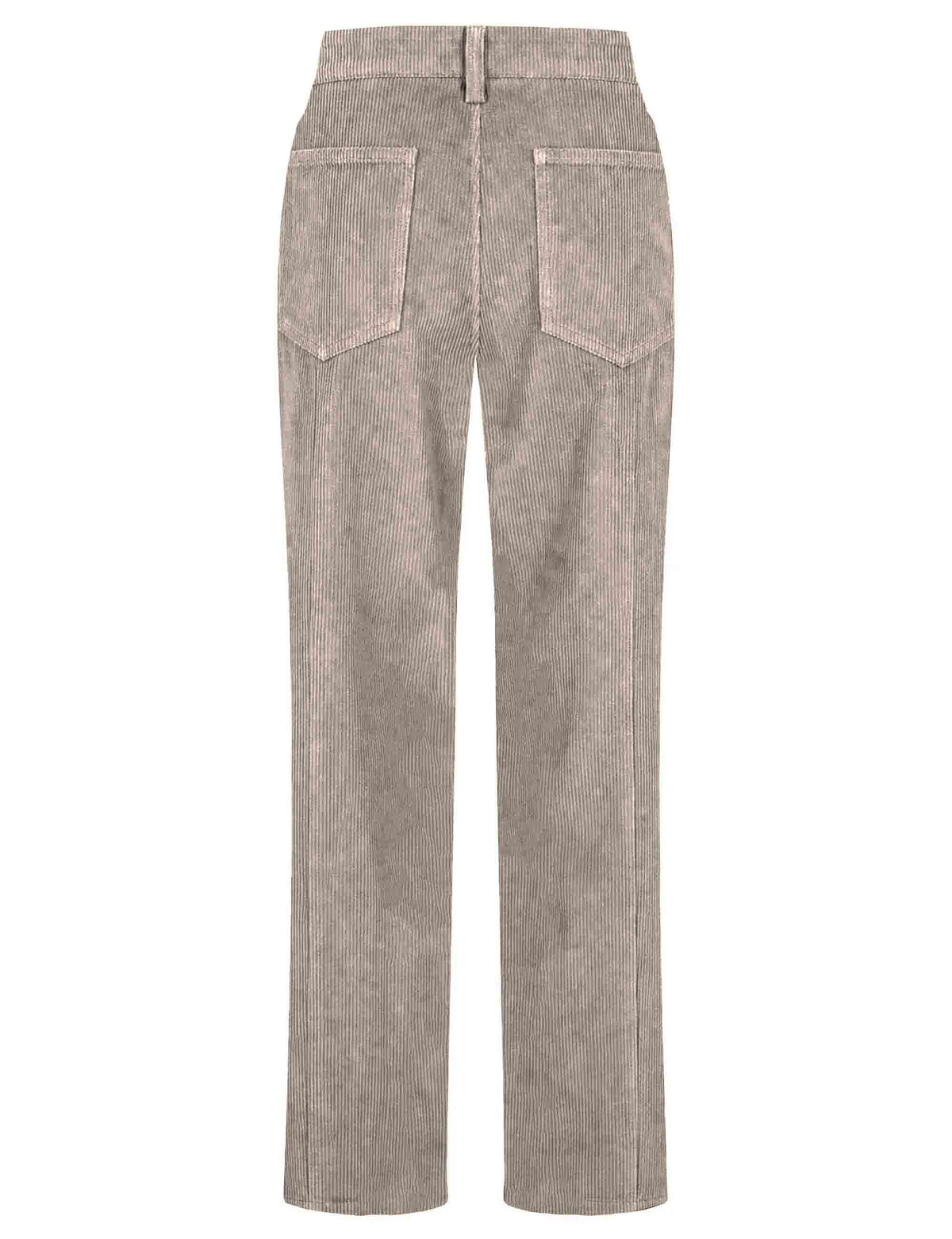 Pantalone a zampa donna Corduroy Velvet beige JH808161060 12007 Maliparmi 