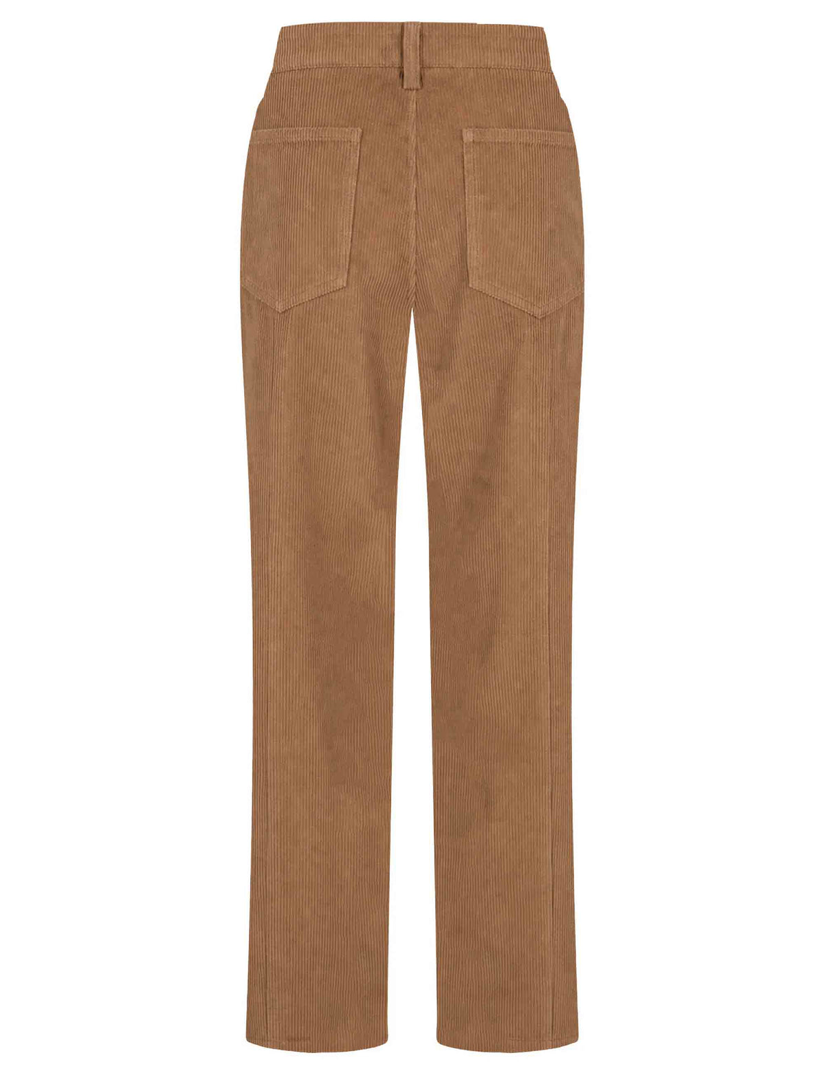 Pantalone a zampa donna Corduroy Velvet cammello JH808161060 40014 Maliparmi 
