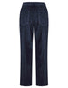 Pantalone a zampa Corduroy Velvet blu Donna JH808161060 80000