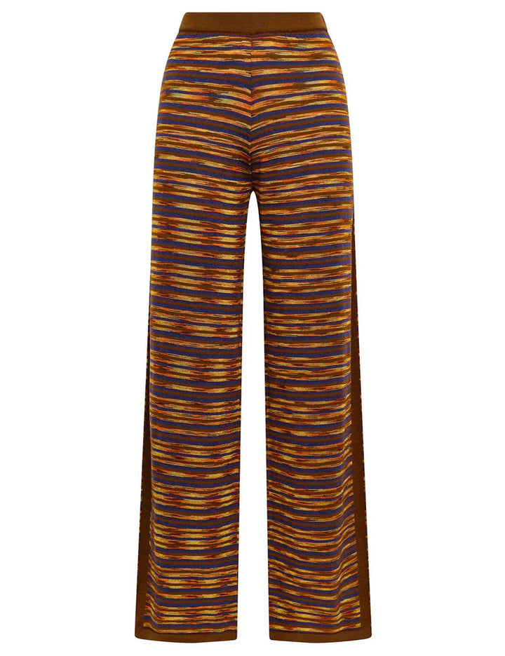 Pantalone palazzo donna Mix Stripes Print multicolor JH809278221 99000 Maliparmi 