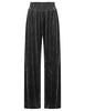 Pantalone Velvet Flow nero in velluto e seta Donna JH809362026 20000