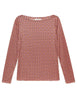 T-shirt Micro Print Jersey rosa Donna JK025770654 C3278