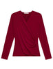 T-shirt a portafoglio Tecno Jersey bordeaux Donna JK029770226 33010