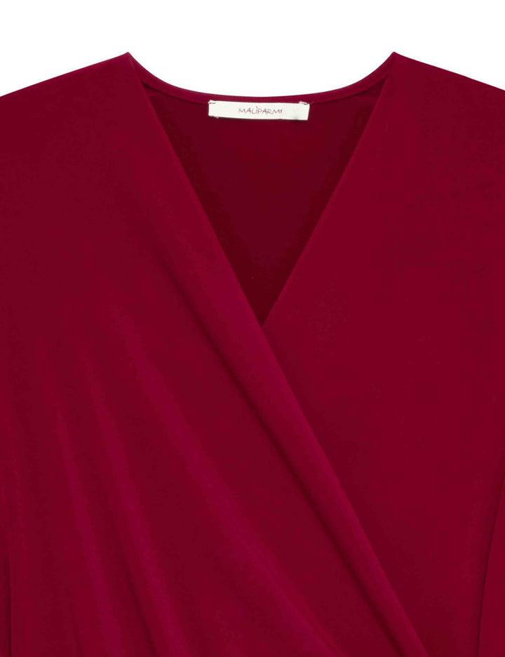 T-shirt a portafoglio donna Tecno Jersey bordeaux JK029770226 33010 Maliparmi 