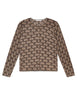 Maglia Printed Knit grigio fantasia Donna JN355178200 A2173