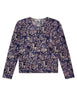 Maglia Printed Knit blu fantasia Donna JN355178200 F8005