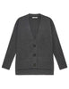 Cardigan Cashmere Merinos grigio Donna JN371674315 21003