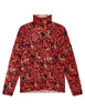 Maglia dolcevita Printed Knit rosso fantasia floreale Donna JQ510478200 B3067