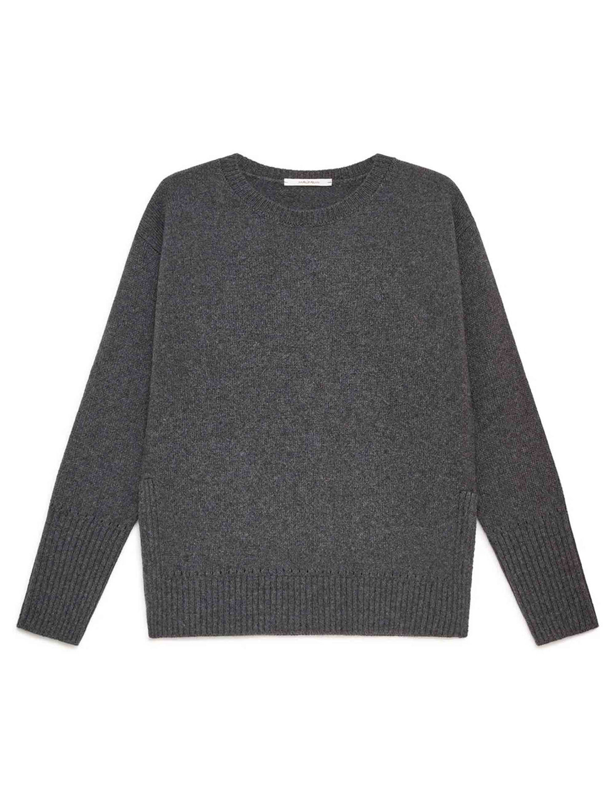 Maglione donna Cashmere Merinos grigio JQ511474315 21003 Maliparmi 