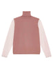 Maglia dolcevita Colours of the World rosa bicolore Donna JQ512374230 32B11