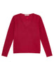 Maglia con scollo a V Colours of the World rosso Donna JQ512474230 30032