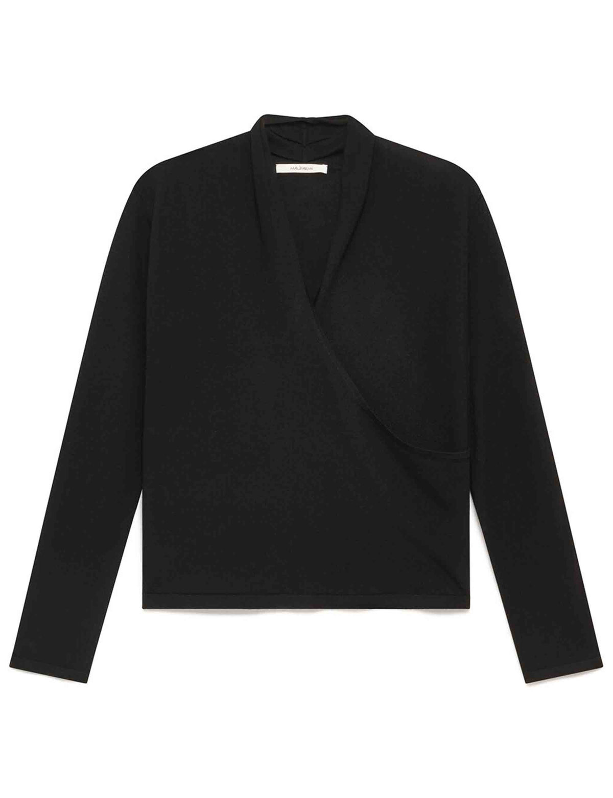 Maglia a portafoglio donna Colours of the World nero JQ512574230 20000 Maliparmi 