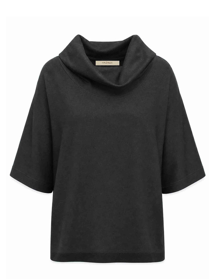 Maglione poncho donna Colours of the World nero JQ512674230 20000 Maliparmi 